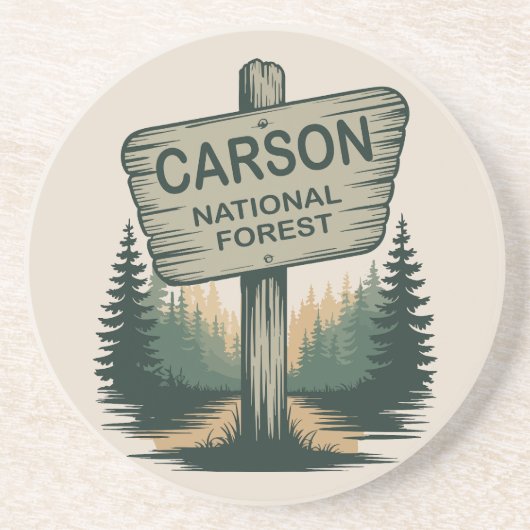 Carson National Forest New Mexico Getränkeuntersetzer (Vorne)