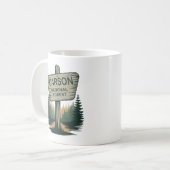 Carson National Forest New Mexico Kaffeetasse (Vorderseite Links)