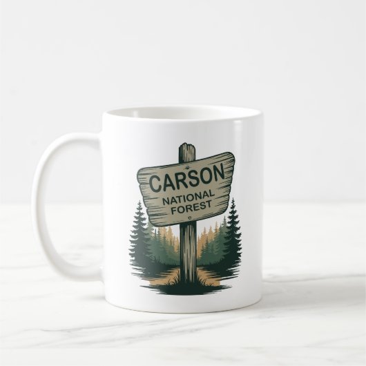 Carson National Forest New Mexico Kaffeetasse (Links)
