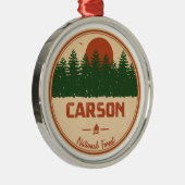 Carson National Forest Ornament Aus Metall (Rechts)