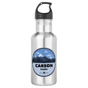 Carson Range California Nevada Camping Edelstahlflasche