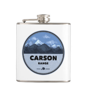 Carson Range California Nevada Camping Flachmann