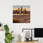 "Carson's Men" von Charles Russell Poster (Heimbüro)