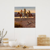 "Carson's Men" von Charles Russell Poster (Küche)