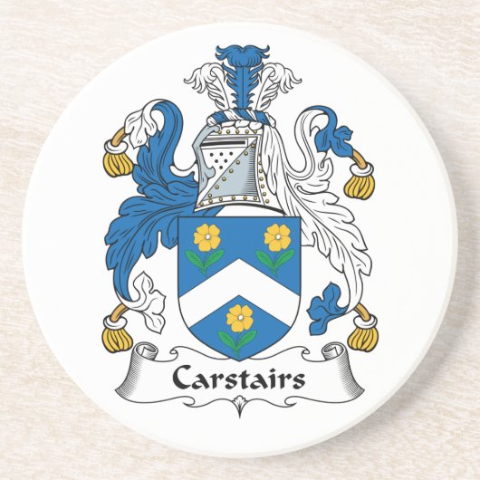 Carstairs Familienwappen Getränkeuntersetzer (Vorne)