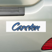 Carsten Name blue Aufkleber Sticker Autoaufkleber (Auf Auto)