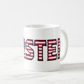 Carsten Name Vorname USA styled Tasse Kaffeetasse (VorderseiteRechts)
