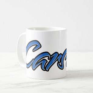 Carsten Vorname Name blue Tasse Kaffeetasse