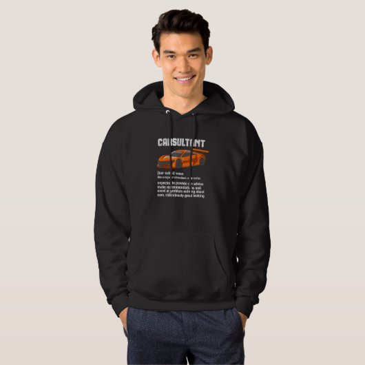 Carsultant Car Typ Diesel Mechanic Hoodie (Vorne ganz)