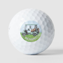 Cart Clubs des Golf Typ, benutzerdefinierte Monogr Golfball