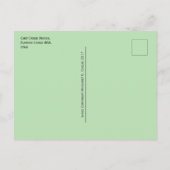 Cart Creek Bridge, Flaming Gorge NRA, Utah Postkarte (Rückseite)