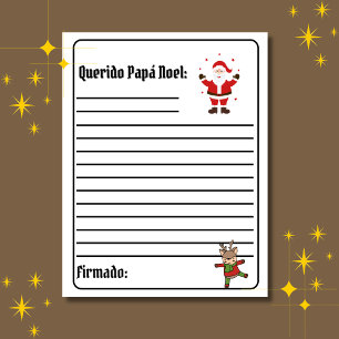 Carta Para Papá Weihnachten Weißer Brief an den We