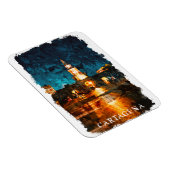 Cartagena by Night Colombia City View Magnet (Rechte Seite)
