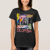 Cartagena Colombia Cool Graffiti Mural Shirt (Vorderseite)