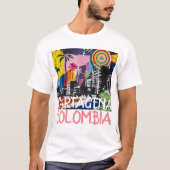 Cartagena Colombia Cool Graffiti Mural Shirt (Vorderseite)