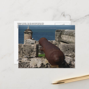 Cartagena Colombia Post Card Postkarte