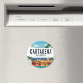Cartagena Colombia Travel Magnet (In Situ (Geschirrspüler))