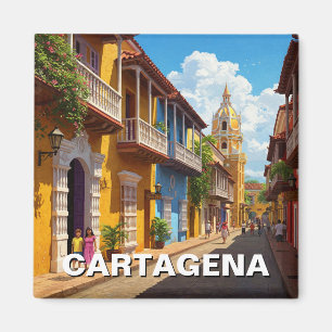 Cartagena Colombia Travel Magnet