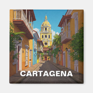 Cartagena Colombia Travel Magnet