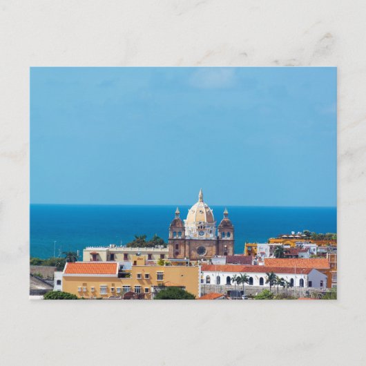Cartagena, Kolumbien - Altstadt Postkarte (Vorderseite)