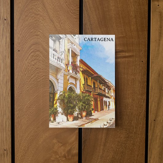 Cartagena Kolumbien Historisches Zentrum Postkarte