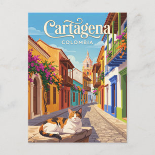 Cartagena Kolumbien Postkarte