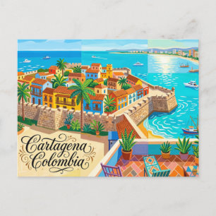 Cartagena Kolumbien Postkarte
