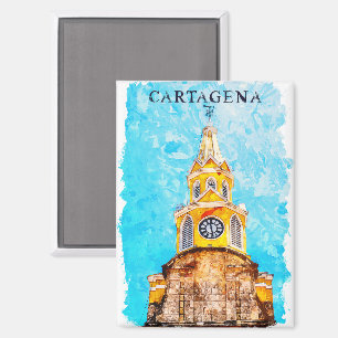 Cartagena Kolumbien Sehenswürdigkeit Kathedrale Magnet