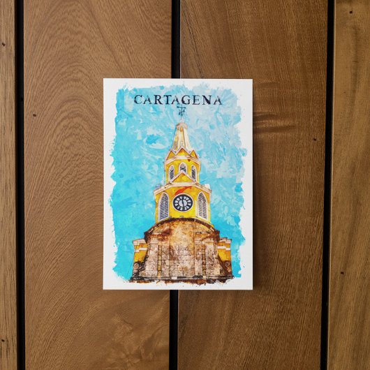 Cartagena Kolumbien Sehenswürdigkeit Kathedrale Postkarte