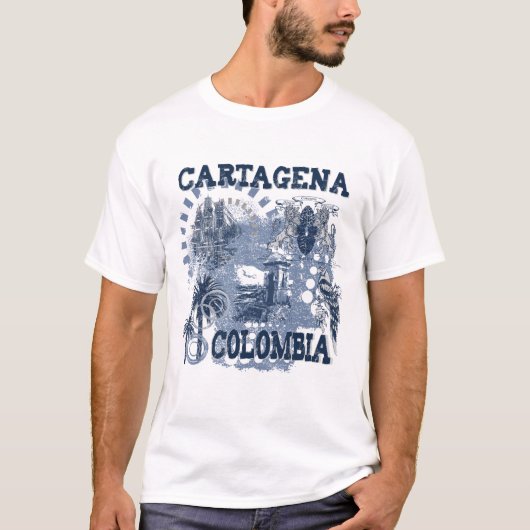 Cartagena, Kolumbien T-Shirt (Vorderseite)