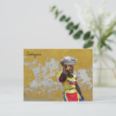 cartagena lächeln postkarte (Stehend Vorderseite)
