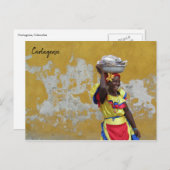 cartagena lächeln postkarte (Vorne/Hinten)