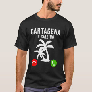 Cartagena nennt den sonnigen Urlaub Souvenir Holid T-Shirt