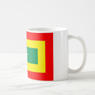 Cartagena-Regionsflagge Kolumbien Kaffeetasse