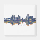 Cartagena Skyline Magnet (Vorne)