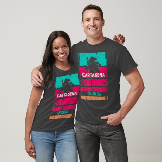 Cartagena Souvenir Kolumbien Erinnerung T-Shirt (Unisex)