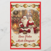 Cartão de Natal Briefpapier (Rückseite)