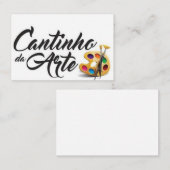 cartao de visitas visitenkarte (Vorne/Hinten)