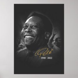 Cartão Postal Camiseta Pelé - 1940-2022 Poster