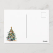 Cartão Postal Feliz Natal árvore de Natal Postkarte (Rückseite)