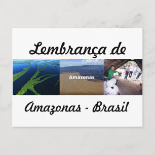 Cartão Postal lembrança do Amazonas Postkarte