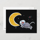 Cartão Postal - Maus im Weltraum Postkarte (Vorne/Hinten)