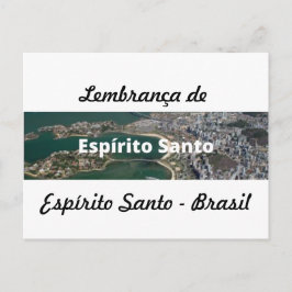 Cartão postlembrança de Espírito Santo Postkarte
