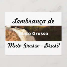 Cartão postlembrança de Mato Grosso Postkarte