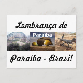 Cartão postlembrança de Paraíba Postkarte