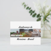 Cartão postlembrança de Roraima Postkarte (Stehend Vorderseite)
