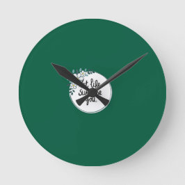 Cartão Vibes  Runde Wanduhr