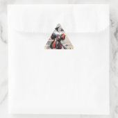 Cartas de póquer clásicas dreieckiger aufkleber (Tasche)