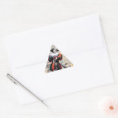 Cartas de póquer clásicas dreieckiger aufkleber (Umschlag)
