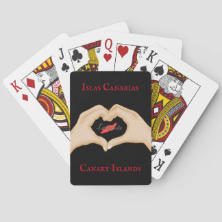 Cartas de póquer clásicas I love Lanzarote Spielkarten